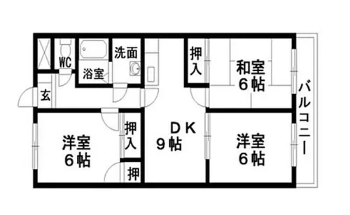アネックス菩提寺【3階】の間取り