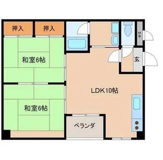 ホープ流星【301号室】の間取り