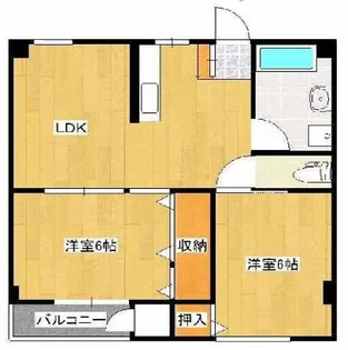 NISHIKI.138(初期5万以下・P1台込)【2階】の間取り