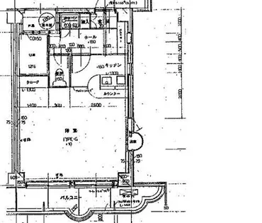 ラ・レジダンス・ド・京橋【0814号室】の間取り