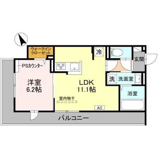 ソラーナ【301号室】の間取り