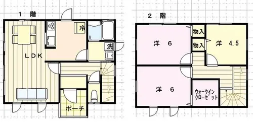 福岡県嘉穂郡桂川町大字寿命【一戸建】の間取り