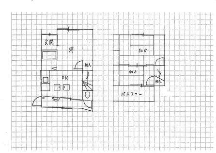 大阪府大阪市福島区大開1丁目【一戸建】の間取り