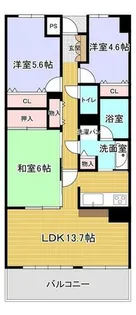 岸里東パーク・ホームズ【305号室】の間取り