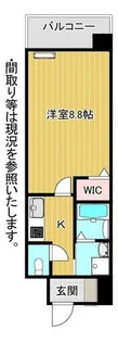 福岡県行橋市中央2丁目【マンション】の間取り
