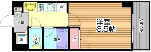 グランデアステール芦屋【613号室】の間取り