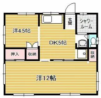 福岡県福岡市城南区鳥飼6丁目【アパート】の間取り