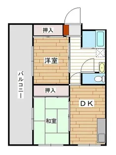 山下地所ビル【301号室】の間取り