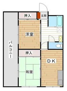 山下地所ビル【301号室】の間取り