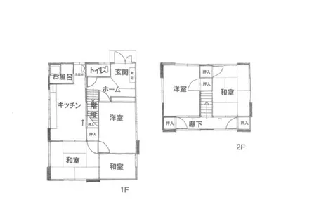 愛知県瀬戸市東吉田町【一戸建】の間取り