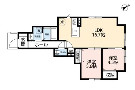 トリプレックス【1階】の間取り