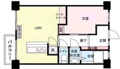 北九州市住宅供給公社 第2尾倉団地【2-310号室】の間取り