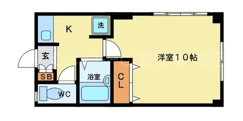 北一ビル【2階】の間取り