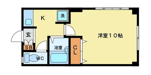 北一ビル【2階】の間取り