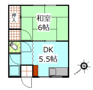 愛知県名古屋市南区駈上1丁目【アパート】の間取り