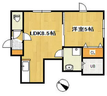 KN発寒4条【2階】の間取り