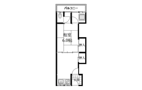 兵庫県洲本市宇山1丁目【アパート】の間取り