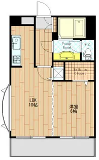 ステイツ天神東Ⅱ【4階】の間取り