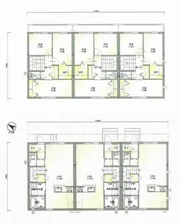 福岡県福岡市南区弥永3丁目【テラスハウス】の間取り