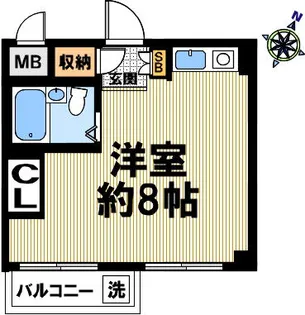 兵庫県神戸市東灘区住吉宮町2丁目【マンション】の間取り