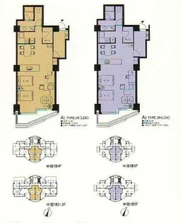 ザ・レジデンシャルスイート・福岡【A1-type号室】の間取り