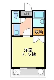 T&Kマンション【102号室】の間取り