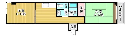 プレアール今福西【4階】の間取り