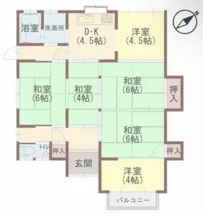 京都府宮津市字銀丘【一戸建】の間取り