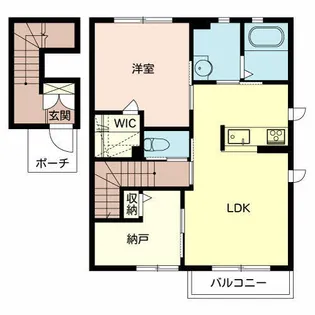 和歌山県田辺市明洋1丁目【アパート】の間取り