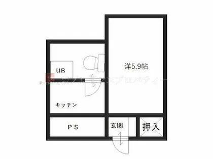 コーポ千尋【506号室】の間取り