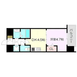 大阪府東大阪市長田西4丁目【マンション】の間取り