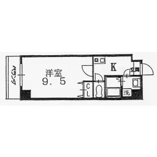 プティモンターニュ【2階】の間取り