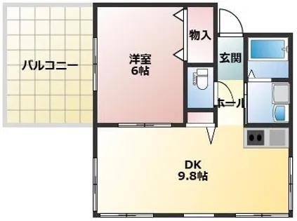 兵庫県神戸市中央区神仙寺通1丁目【マンション】の間取り
