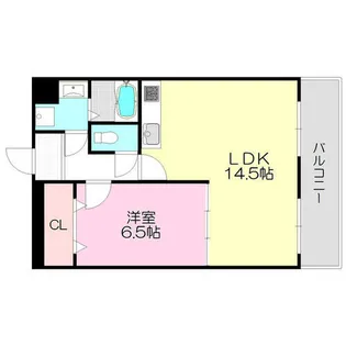 大阪府東大阪市稲田上町2丁目【マンション】の間取り