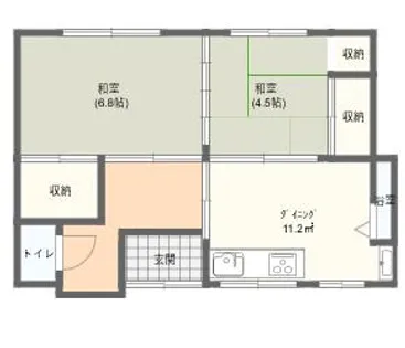 福岡県北九州市八幡西区永犬丸2丁目【一戸建】の間取り