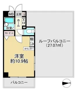 ワコーレ六甲アーベイン【5階】の間取り