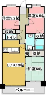 サニーヒルズ黒崎【1206号室】の間取り