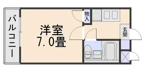 京都府木津川市相楽古川【マンション】の間取り
