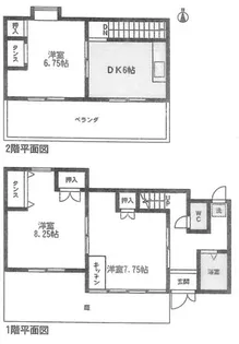 愛知県春日井市町屋町【一戸建】の間取り