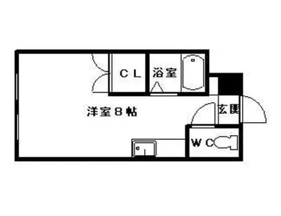 T・ハウスⅡ【401号室】の間取り