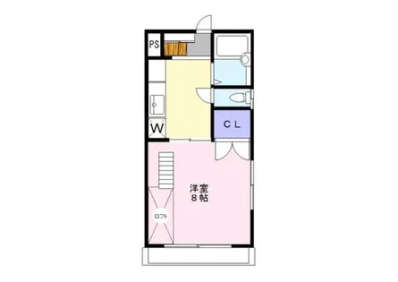 ハイム若松【101号室】の間取り