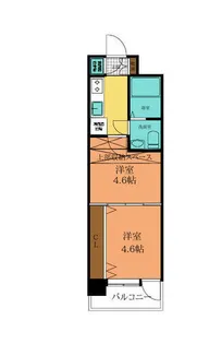 NO47 PROJECT2100小倉駅【12階】の間取り