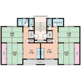 紫1棟【157号室】の間取り