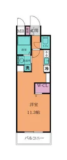 コンダクトレジデンスKONYA【5階】の間取り