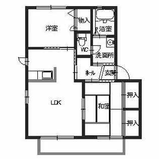 シャーメゾン青木【102号室】の間取り