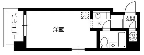福岡県福岡市早良区城西3丁目【マンション】の間取り