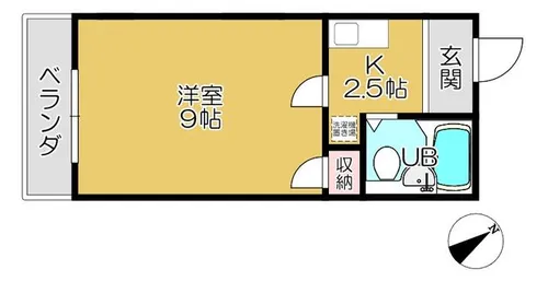 ネオハイツ一色【2階】の間取り