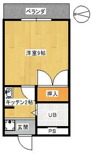 エスポワール【1階】の間取り