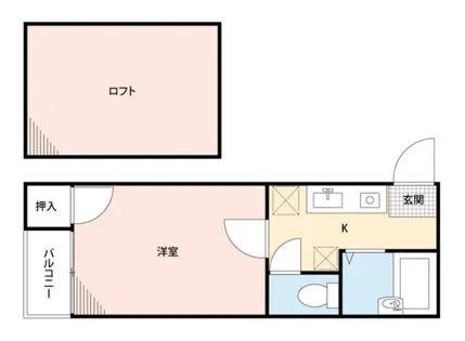 福岡県福岡市早良区室見3丁目【アパート】の間取り