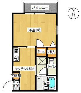 クリエイションホーム【1階】の間取り